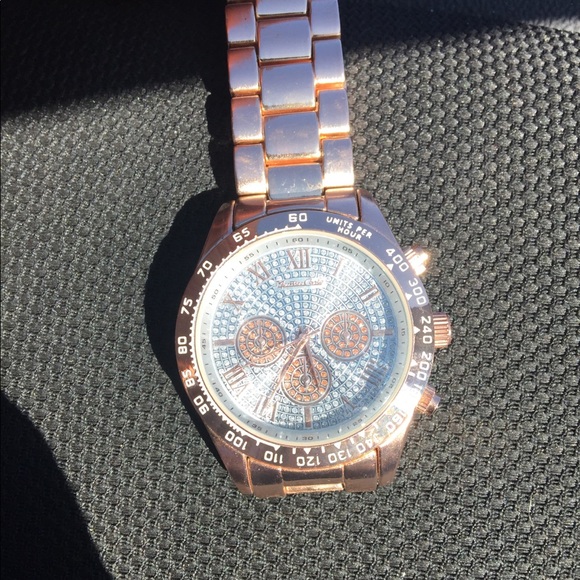 Rose gold montres Carlos watch - Picture 2 of 3